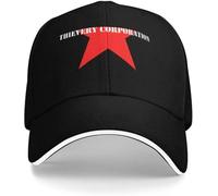 YGHAOWKJR Classic New 03 Thievery Corporation Genres - Camiseta esencial de música electrónica, gorra de béisbol, sombrero de sol, rugby, cumpleaños, golf, hombre y mujer