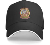 YGHAOWKJR Classic Showbiz Pizza Billy Bob Gorra de béisbol Derby gorra deportiva para mujeres y hombres, sombrero negro para el sol