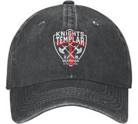 YGHAOWKJR Gorra clásica de invierno cálida de los caballeros templarios, gorra de béisbol Guardián de la Fe, para exteriores, sol, fresco, hip hop, para papá, unisex, protección solar, gorra de regalo