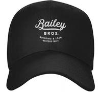 YGHAOWKJR Gorra de béisbol clásica Bailey Building and Loan Association Shield, George Executive, Navidad