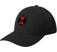 YGHAOWKJR Gorra de béisbol clásica con diseño de viuda negra, talla grande, para hombre y mujer