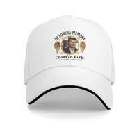 YGHAOWKJR Gorra de béisbol clásica de Charlie Kirk in Memory Patriot Freedom USA para hombres y mujeres, gorra de camionero clásica para exteriores, gorra ajustable a presión