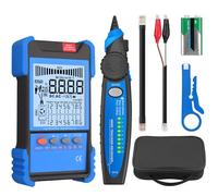 YGiTK Probador de Cable con POE, Cableado Digital y Analógico, Multifunción Probador de Cable de Red NVC,Buscador de Líneas Cable CAT5 CAT5e CAT6 Cat7 Cat8 para Tensión de la Batería