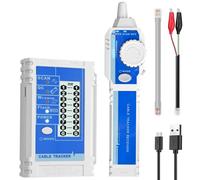 YGiTK Probador de Cable de Red con NCV | Multifuncional Probador de Cable de Red con Pantalla LCD | Cable Ethernet CAT5 CAT6 CAT7 CAT8 Probador de Alambre
