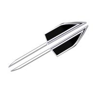 Ygjuetd Adhesivo para Coche,Adhesivo de Rayas Laterales,Accesorios de decoración de carrocería,para Renault Clio V BF,A-Silver Black