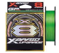 YGK Tresse 8 Brins Upgrade X8 Green-White - 150m - D.0.14mm - R.16lb-7.2kg - X Braid UP X8 0.8