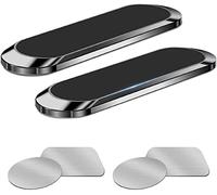 YGKJ - Soporte magnético para teléfono de coche, soporte magnético universal, compatible con iPhone 12 11 Pro XS Max XR X 8 Plus 7 Plus, Galaxy S10 S10+ / S9 / S9+ and More (gris oscuro)