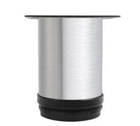 YGLEEULI Füße für Möbel 1 Pieza De Patas Sofá Acero Inoxidable, Muebles Ajustables, Soporte Gabinete For Varios, Gabinetes, Mesas, Sofás, Pies Cama Soporte Pata para Camas Somieres Sofas(10cm)