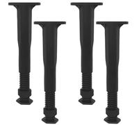 YGLEEULI Füße für Möbel 4 Piezas de Patas Soporte for Marco Cama, reemplazo Ajustable, Centro for Marcos Base, Kit Refuerzo Listones Muebles Soporte Pata para Camas Somieres Sofas