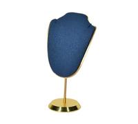 YGLONG Busto Maniquí para Joyería Mini soporte for collar, exhibición colgante, busto de maniquí de joyería de altura de 11cm ~ 15cm(BLUE-2,15cm)