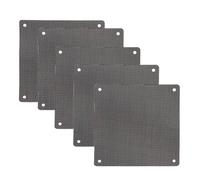 YGLONG Filtro de Polvo PC 5 unids/Set 120mm cortable Negro PVC PC Ventilador Filtro de Polvo Caja de la computadora Enfriador Cubierta de Malla a Prueba de Polvo Accesorios de refrigeración de PC