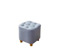 YGLONG Reposapiés Taburete Reposapiés pequeño, Suave, Antideslizante, Decorativo, Estable, Resistente, Taburete otomano for apartamento, sofá, Sala de Estar, Puerta de Entrada(Blue)