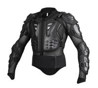 Yglophic Chaleco Protector para El Cuerpo De Moto para Adultos, Armadura De Motocicleta Todoterreno, Armadura Todoterreno para Bicicleta, Ropa Protectora para Exteriores, Chaqueta Protectora Black,M
