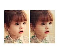 YGM Cuadro Personalizado con Foto Completo Pintura de Diamantes Personalizada para Adultos y NiñOs Manualidades de Mosaico de Diamantes Regalosroidery Kit (Square,40x60cm)