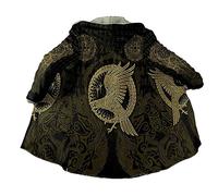 YGMIEYJ Abrigos con capucha vikingos, poncho novedoso, sudadera con capucha, chaqueta gruesa de franela con capucha, túnica vikinga para hombres, capa con capucha, chaquetas de invierno(Yellow,XL)