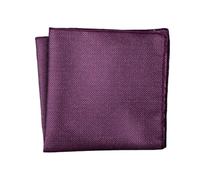 YGMNQAL 10pc Fashion Men Neck Tie Handkerchief Embriodery Suit Mens Wedding Silk Pocket Square Striped Red Hanky(37)