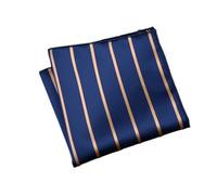 YGMNQAL 10pc Fashion Men Neck Tie Handkerchief Embriodery Suit Mens Wedding Silk Pocket Square Striped Red Hanky(Color-02)