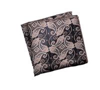 YGMNQAL 10pc Fashion Men Neck Tie Handkerchief Embriodery Suit Mens Wedding Silk Pocket Square Striped Red Hanky(Color-05)