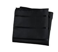 YGMNQAL 10pc Fashion Men Neck Tie Handkerchief Embriodery Suit Mens Wedding Silk Pocket Square Striped Red Hanky(Color31)