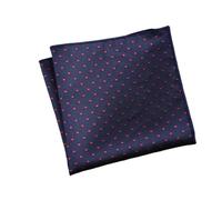 YGMNQAL 10pc Fashion Men Neck Tie Handkerchief Embriodery Suit Mens Wedding Silk Pocket Square Striped Red Hanky(Color-13)