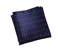 YGMNQAL 10pc Fashion Men Neck Tie Handkerchief Embriodery Suit Mens Wedding Silk Pocket Square Striped Red Hanky(Color-03)