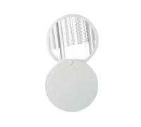 YGMNQAL 3pcs HD Mirror Circular Make-Up Cute Portable Small Folding Rotating Handheld Cosmetic(White)
