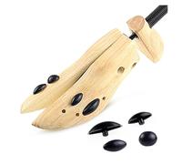 YGMNQAL Árbol de zapatos madera 2 vías, expansor soporte zapato ajustable for hombres y mujeres, tacones altos, planos bajos, ampliador(M)