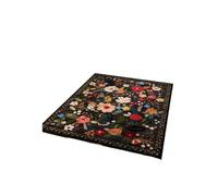 YGMNQAL Area Rug Washable Rugs Non Slip Low Pile Floral Small Carpet For Bedroom, Bedside, Office, Dining(180x230CM)
