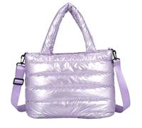 YGMNQAL Bags Women Winter Handbags Mobile Space Glossy Female Down Cotton-padded Jacket Shoulder Handbag(Color 14)