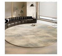 YGMNQAL Bedroom Decor Carpet Light Carpets For Living Room Fluffy Soft Round Shape Lounge Rug Home Thick Plush Mat(Color02,120x120CM)