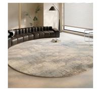 YGMNQAL Bedroom Decor Carpet Light Carpets For Living Room Fluffy Soft Round Shape Lounge Rug Home Thick Plush Mat(Color03,80x80CM)