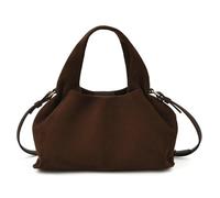 YGMNQAL Bolso de mano lujo cuero suave con asa superior for mujer, bandolera hombro for(Coffee)