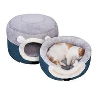 YGMNQAL Cat Bed House Soft Plush Kennel Puppy Cushion Small Dogs Cats Nest Winter Warm Sleeping Pet Dog Mat Supplies
