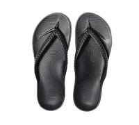 YGMNQAL Chanclas Mujer Chanclas for mujer con soporte for el arco, esterilla de yoga, cómodas sandalias de verano for caminar en la playa con cojín y tiras, sin cordones(Black,36)