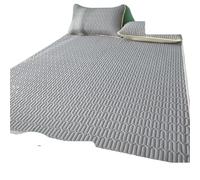 YGMNQAL Colchoneta Fresca de látex for Verano, Ropa Cama Seda Helada, Sábana Individual, Funda colchón con sensación enfriamiento, Estilo Plegable(H,120cm x 200cm)