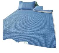 YGMNQAL Colchoneta Fresca de látex for Verano, Ropa Cama Seda Helada, Sábana Individual, Funda colchón con sensación enfriamiento, Estilo Plegable(D,90cmx200cm)