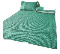 YGMNQAL Colchoneta Fresca de látex for Verano, Ropa Cama Seda Helada, Sábana Individual, Funda colchón con sensación enfriamiento, Estilo Plegable(F,150cm x 200cm)