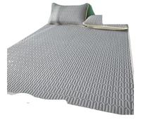 YGMNQAL Colchoneta Fresca de látex for Verano, Ropa Cama Seda Helada, Sábana Individual, Funda colchón con sensación enfriamiento, Estilo Plegable(K,120cm x 200cm)
