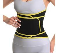 YGMNQAL Corsé entrenador de cintura for mujer, faja moldeadora cuerpo, cinturón envolvente for Control barriga, adelgazante, fajas reductoras vientre plano(Yellow,L)