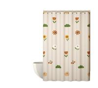 YGMNQAL Cortina De Ducha Impermeable Bathroom Shower Curtain Toilet Tarp Mould-Proof(Color 2,200cmX200cm)