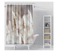 YGMNQAL Cortina De Ducha Impermeable Elegant Neutral Tones Bath Curtain - Waterproof and Mildew-Proof Bathroom Decor For A Sophisticated Home Aesthetic(Color 12,W180XH200cm)