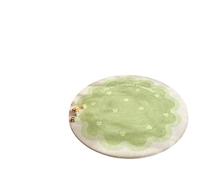 YGMNQAL Cream Style Carpets For Living Room Cute Pink Bedroom Decor Carpet Fluffy Soft Round Lounge Rug Home Thick Plush Floor Mat(Color02,140x140CM)