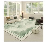 YGMNQAL Crystal Pile Carpet Green Hotel Bedroom Household Bedside Full Rug Living Room Fresh Sofa Mat(R3,160x230cm)
