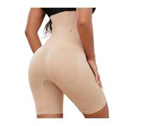 YGMNQAL Faja Pantalon Reductora Mujer Pantalones Cortos de Control de Abdomen, Bragas Moldeadoras de Cintura Alta, levantadores de glúteos, adelgazantes de Talla Grande(Beige,6XL)