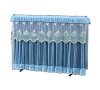 YGMNQAL Funda Para Tv Protector de pantalla de Tv, cubierta curvada Universal de lujo for mesa, cubiertas antipolvo montadas en la pared, decoración de 32, 37 y 42 pulgadas(Blue,37INCH WDE95X60CM)