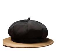 YGMNQAL Gorro Cocinero Restaurante Hotel panadería Sombrero Chef Sombrero Reutilizable Cocina Comida Catering Gorro de Cocina Hotel camareros Uniforme de Trabajo(Black)