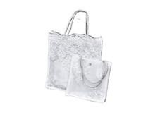 YGMNQAL Lace Ladies Handbag Summer Beach Wedding Bridal Party Hand Bag Bolsa Feminina Women's Shoulder Shopping(Brown)