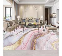 YGMNQAL Modern Home Pink Carpets Living Room Decoration Marble Carpet Light Sofa Area Foot Mat Bedroom Bedside Cloakroom Soft Rug(Color03,120x160cm)