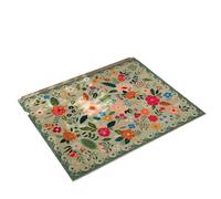 YGMNQAL Pastoral Style Living Room Decoration Carpet Large Area Rug For Bedroom Flower Pattern Entrance Door Mat Home Washable Soft(Color4,180x260cm(70x101in))