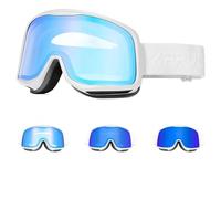 YGMNQAL Photochromic Ski Goggle Snowboarding Glasses Skiing Mask Men Women Anti-Fog Lens Eyewear Kit Snow Snowmobile Adult(Photochromic-color-11)